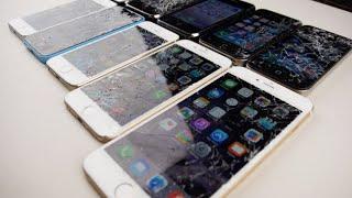 iPhone 6 Plus vs 6 vs 5S vs 5C vs 5 vs 4S vs 4 vs 3GS vs 3G vs 2G Drop Test