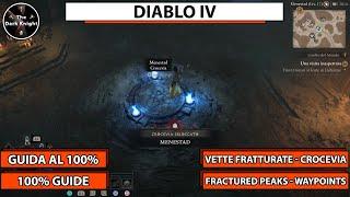 Diablo IV Tutti i collezionabili - Vette fratturate - Crocevia Fractured Peaks - Waypoints