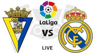 Cadiz vs Real Madrid  CAD vs RMA  La Liga 2023 Live football Match Today