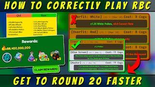 How To Play RBC Correctly - Get to Round 20 *GUARANTEED* GUIDE  Bee Swarm Simulator Roblox
