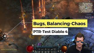 PTR-Test Diablo 4 Bugs Balancing-Chaos und viel Arbeit für Blizzard vor Season 6