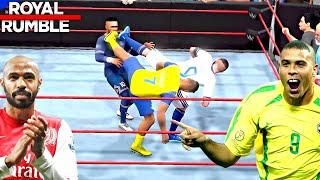 EFSANE RONALDO  MESSİ  HENRY  CRİSTİANO RONALDO KAVGADA  FUTBOLCULAR ROYAL RUMBLE  WWE 2K23 