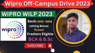 Wipro wilp 2023 - Eligibility Criteria Registration process Exam pattern Explained  Apply Now