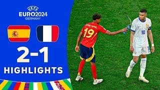 Spain vs France 2-1 HIGHLIGHTS  EURO 2024