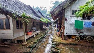 Beautiful Indonesia Rural Life  Raining Weather in Village Simple Life