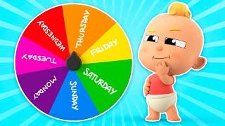 Learn the DAYS OF THE WEEK with Baby Miliki – Nursery Rhymes & Kids Songs  Miliki