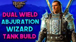 Baldurs Gate 3 - Dual Wield Abjuration Wizard Tank Build - FrostLightning Themed Wizard Guide