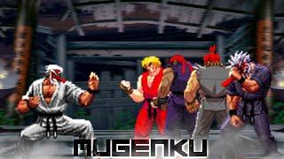 Mr Karate SVC vs Shin Mr Karates Team ft Violent Ken Vyn Evil Ryu Akuma Good Ghost MUGEN