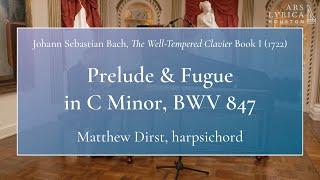 J.S. Bach The Well-Tempered Clavier Book 1 Prelude and Fugue in C Minor BWV 847