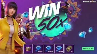 50x Diamond Event l Free Fire New Event l Ff New Event l Free Fire 50x Diamond