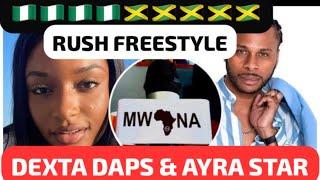 DEXTA DAPS RUSH AYRA STAR FREESTYLE #jamaica  #nigeria  #africa   #dextadaps  #ayrastar  #rush