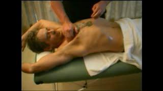 Chest massage. Working the intercostal muscles and the pectoral muscles. Raynor massage from 2003