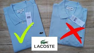 How to spot a fake Lacoste Polo Shirt  Real vs Fake  Mens Polo Shirts
