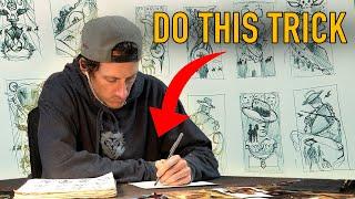 How a Pro Artist Creates a Successful Composition for Painting Ep2