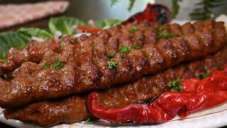 Турецкий кебаб Адана приготовленный самым лучшим и вкусным способом
