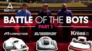 Battle of the Bots PART 1 Luba 2 vs Sunseeker Vs Kress