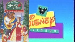 Opening to Beauty and the Beast The Enchanted Christmas 1997 VHS Australia