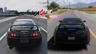 Forza Horizon 5 Vs Assetto Corsa  1600HP Toyota Supra