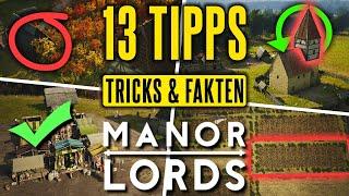 13 Tipps um besser in Manor Lords zu werden