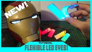 New Flexible Cosplay LED Eyes - Functional See-Through LED Eye Lenses - Tutorial
