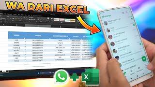 CANGGIH Cara Kirim WhatsApp Ke Banyak Nomor Dengan Excel GRATIS