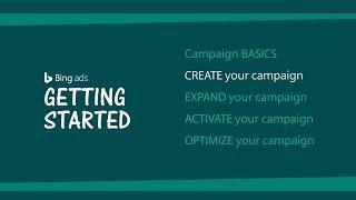 Create your first Bing Ads campaign