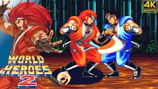 World Heroes 2 - Fuuma Arcade  1993 4K 60FPS