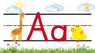 Letter Formation  Capital and Small Letters  Chicken Monkey and Giraffe Letters