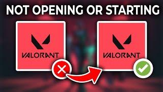 Valorant Not Opening Starting Or Launching Fix Tutorial