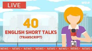 40 ENGLISH SHORT TALKS  Toeic Listening