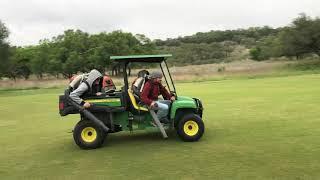 Make shift fairway blowing