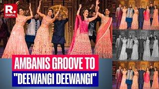 Ambanis Set The Stage On Fire With Their Moves At Anant-Radhikas Sangeet Ceremony
