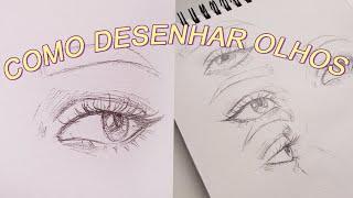 Como Desenhar Olhos  DICAS e o que NÃO FAZER