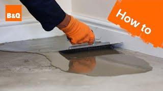 How to level a concrete floor part 1 preparation