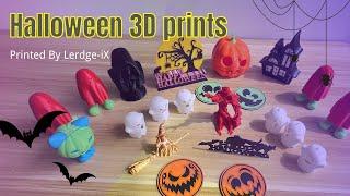 12 Halloween 3D Prints 2023 3D Printing ideas for life printed by Lerdge-iX 3D Printer