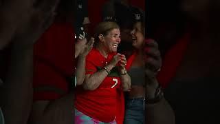 Ronaldos mother reaction on his 2 goals vs switzerland #cristianoronaldo #ronaldo #heatwaves