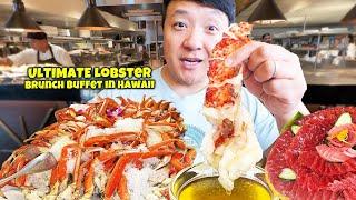 2 Hawaiian BUFFETS in ONE DAY Epic LOBSTER BRUNCH vs. TRADITIONAL Hawaiian Food Buffet in Honolulu