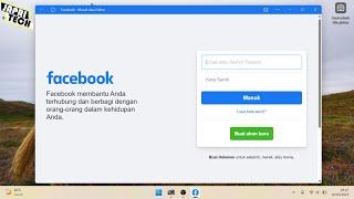 Cara Instal Facebook Desktop dari Microsoft Edge