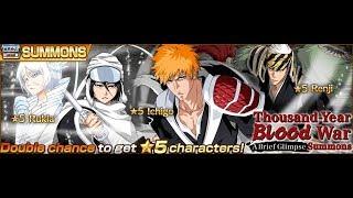 Bleach Brave Souls - Thousand-Year Blood War Summons A Brief Glimpse - 1750 Orbs