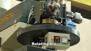 POLYPROPYLENE SINGLE DIE HEAD BLOWN FILM PLANT WITH ROTATING DIE ATTACHMENT