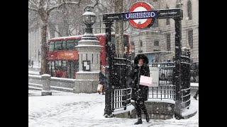 First snow of 2023 LONDON