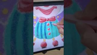 #shorts  Painting clown in Procreate  #procreate #art #illustrations #sketching #drawing #draw