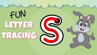 How to Write the Lowercase Letter s - Lowercase Alphabet for Kids