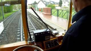 Führerstandsmitfahrt in Köln - Finchen. Cab tram ride in cologne