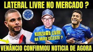 CRUZEIRO KURZAWA É ALVO? WILLIAN VOLTA VENÃNCIO CONFIRMOU ULTIMAS NOTICIAS DO CRUZEIRO DE HOJE