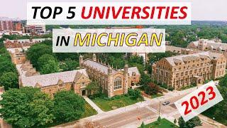 Top 5 Best Universities in Michigan IN 2023 ... In Just ONE minute