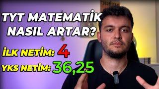 NASIL 4 MATEMATİK NETİYLE BAŞLAYIP 36.25E YÜKSELTTİM? #yks