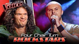 Sensational ROCKSTARS turn ALL CHAIRS on The Voice  Top 10