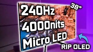 True Endgame - Micro LED Monitors 240Hz & 4000nits