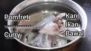 Pomfret CurryKari Ikan bawalமலேஷியா மீன் குழம்புMalaysian FishcurryIndian stylemultiplewarnas